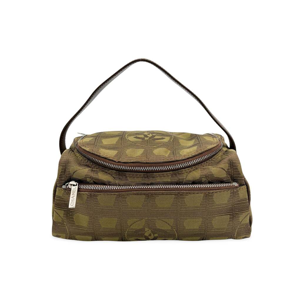Chanel New Travel Line Vanity Bag Khaki #351904F64B